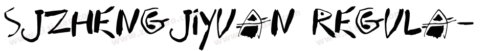 SJzhengjiyuan Regula字体转换